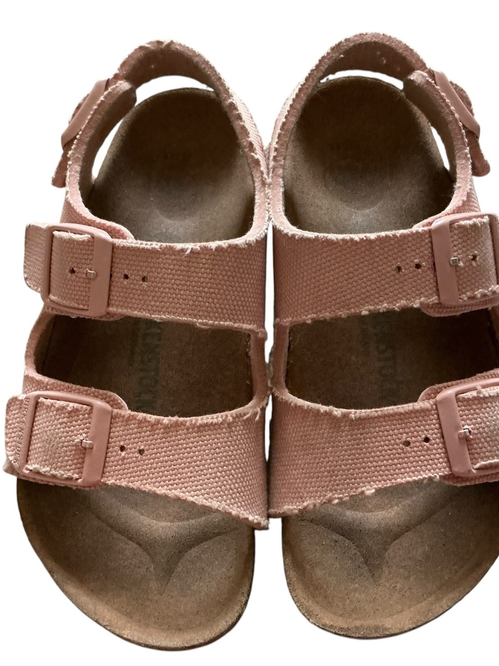Birkenstock Milano kids girls vegan textile sandals size 30 /12 US